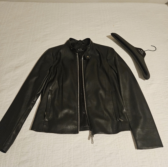 Armani leather jacket